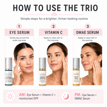 Load image into Gallery viewer, Organic Anti-Aging Trio – Vitamin C & Firming Serums