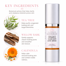 Load image into Gallery viewer, Organic Acne Serum – Oil Control & Pore Clearing Treatment