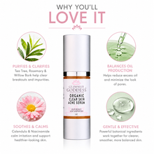 Load image into Gallery viewer, Organic Acne Serum – Oil Control & Pore Clearing Treatment