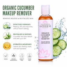Load image into Gallery viewer, Organic Cucumber Makeup Remover – No Oily Residue