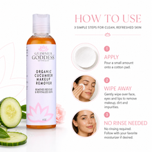 Load image into Gallery viewer, Organic Cucumber Makeup Remover – No Oily Residue