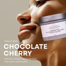 Load image into Gallery viewer, Organic Chocolate Cherry Face Mask – Antioxidant Anti-Aging Treatment
