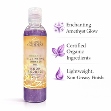 Load image into Gallery viewer, Organic Shimmer Oil – Illuminating Body Oil in 5 Shades for Radiant Glow & Deep Hydration