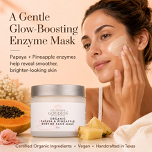 Load image into Gallery viewer, Organic Papaya Pineapple Enzyme Face Mask – Gentle Exfoliating Treatment