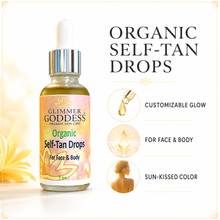 Load image into Gallery viewer, Organic Self Tan Drops – Fast Glow