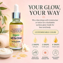 Load image into Gallery viewer, Organic Self Tan Drops – Fast Glow