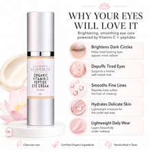 Load image into Gallery viewer, Organic Vitamin C Eye Serum – Peptide Treatment for Dark Circles