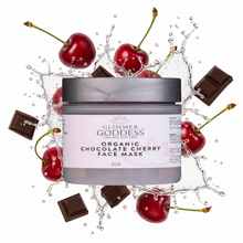 Load image into Gallery viewer, Organic Chocolate Cherry Face Mask – Antioxidant Anti-Aging Treatment