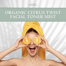 Load image into Gallery viewer, Organic Rose Water Facial Toner – Citrus Twist Toner with Witch Hazel & Aloe for Pore Tightening