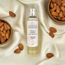Load image into Gallery viewer, Organic Sweet Almond Silky Skin Oil – 48 Hour Hydration