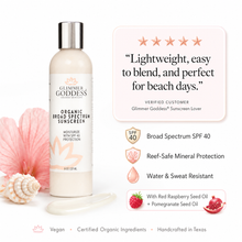 Load image into Gallery viewer, Organic Reef-Safe Sunscreen – Broad Spectrum SPF 40