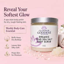 Load image into Gallery viewer, Organic Dead Sea Salt Body Scrub – Exfoliates, Detoxifies & Firms Skin