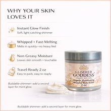 Load image into Gallery viewer, Organic Shimmer Body Butter 2 oz – Travel
