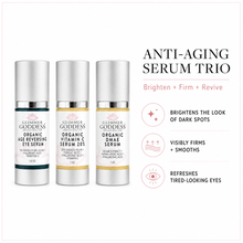 Load image into Gallery viewer, Organic Anti-Aging Trio – Vitamin C &amp; Firming Serums
