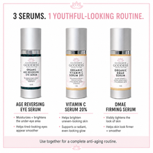 Load image into Gallery viewer, Organic Anti-Aging Trio – Vitamin C &amp; Firming Serums
