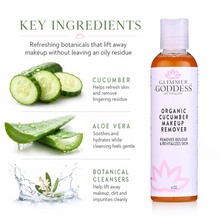 Load image into Gallery viewer, Organic Cucumber Makeup Remover – No Oily Residue

