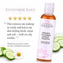 Load image into Gallery viewer, Organic Cucumber Makeup Remover – No Oily Residue

