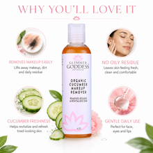 Load image into Gallery viewer, Organic Cucumber Makeup Remover – No Oily Residue
