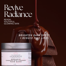 Load image into Gallery viewer, Organic Chocolate Cherry Face Mask – Antioxidant Anti-Aging Treatment
