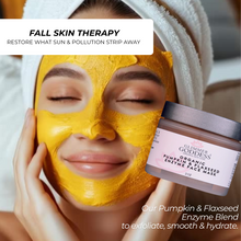 Load image into Gallery viewer, Organic Pumpkin Flaxseed Enzyme Face Mask – Brightening &amp; Tightening Mask for Glowing Skin
