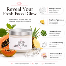 Load image into Gallery viewer, Organic Papaya Pineapple Enzyme Face Mask – Gentle Exfoliating Treatment
