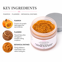 Load image into Gallery viewer, Organic Pumpkin Flaxseed Enzyme Face Mask – Brightening &amp; Tightening Mask for Glowing Skin
