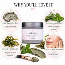 Load image into Gallery viewer, Organic Rosemary Mint Algae Face Mask for Acne &amp; Rosacea
