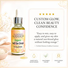 Load image into Gallery viewer, Organic Self Tan Drops – Fast Glow

