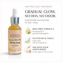 Load image into Gallery viewer, Organic DHA-Free Tanning Drops – Gradual Glow with No Chemical Smell
