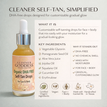 Load image into Gallery viewer, Organic DHA-Free Tanning Drops – Gradual Glow with No Chemical Smell
