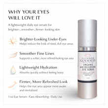 Load image into Gallery viewer, Organic Age Reversing Eye Serum – Instant Firming Treatment
