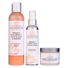 Load image into Gallery viewer, Organic 3-Step Anti-Aging Skin Care Routine

