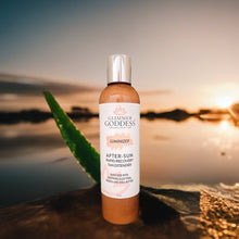 Load image into Gallery viewer, Organic After Sun Lotion &amp; Tan Extender – Luminizing Shimmer
