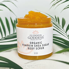 Load image into Gallery viewer, Organic Pumpkin Shea Sugar Body Scrub – Fall Scented Exfoliator
