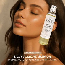Load image into Gallery viewer, Organic Sweet Almond Silky Skin Oil – 48 Hour Hydration
