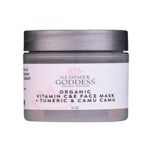 Load image into Gallery viewer, Organic Tumeric Vitamin C &amp; E Brightening &amp; Tightening Face Mask - 2 oz.
