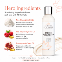 Load image into Gallery viewer, Organic Reef-Safe Sunscreen – Broad Spectrum SPF 40
