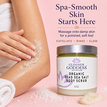 Load image into Gallery viewer, Organic Dead Sea Salt Body Scrub – Exfoliates, Detoxifies &amp; Firms Skin
