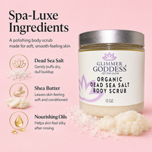 Load image into Gallery viewer, Organic Dead Sea Salt Body Scrub – Exfoliates, Detoxifies &amp; Firms Skin
