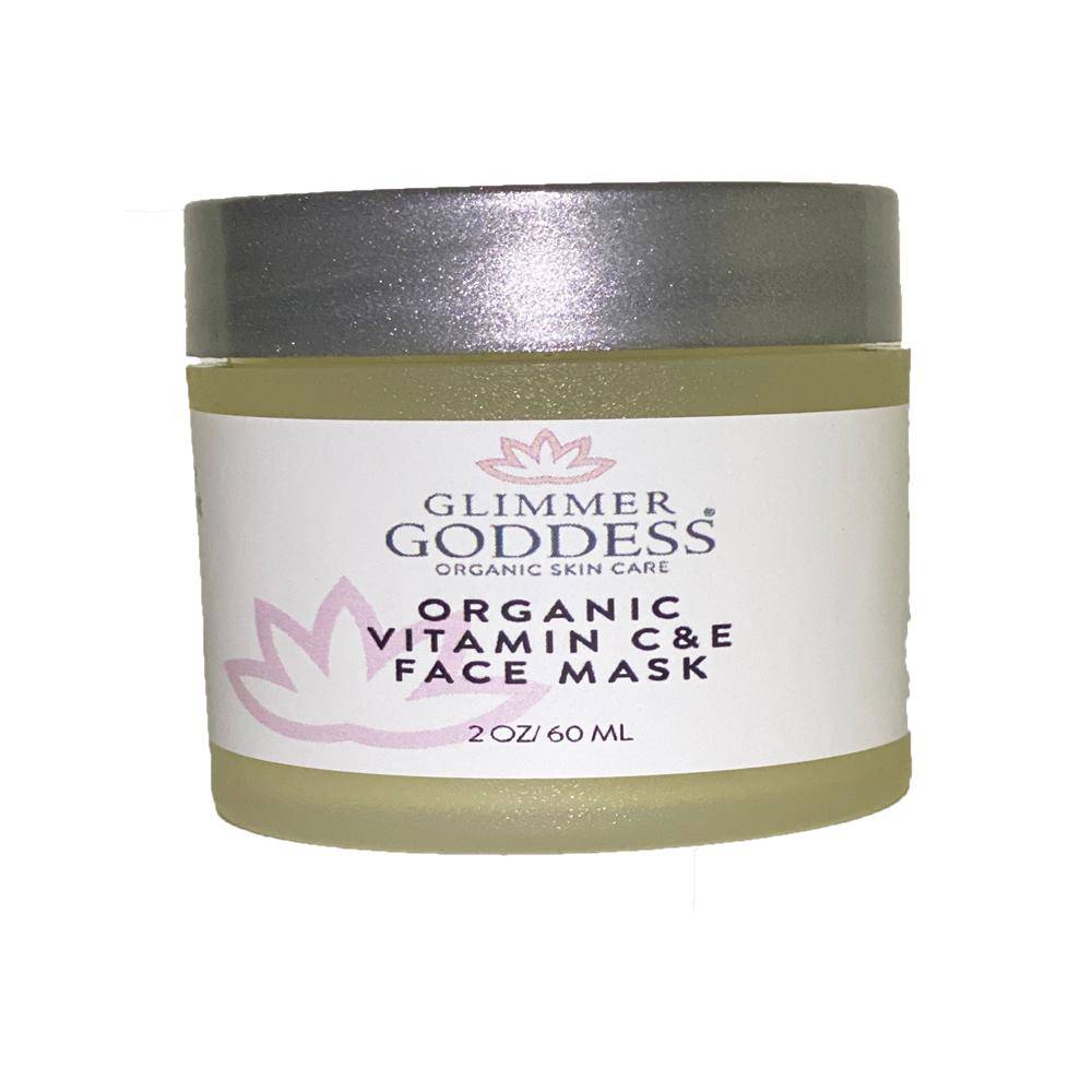 Organic Tumeric Vitamin C & E Brightening & Tightening Face Mask - 2 oz.